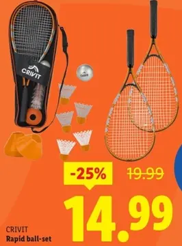Aanbieding: CRIVIT Rapid ball-set