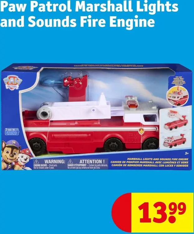 Aanbieding: Marshall Lights and Sounds Fire Engine