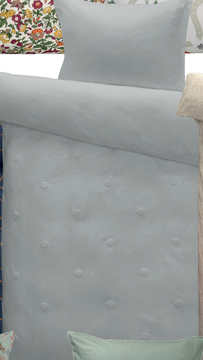 Offre: Comfort dekbedovertrek Eva - lichtgrijs - 240x200/220 cm