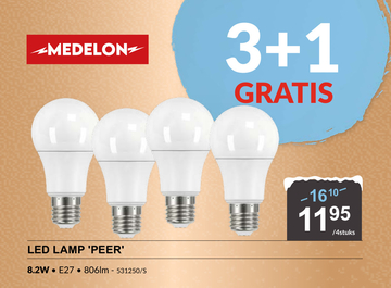 Aanbieding: LED LAMP 'PEER'