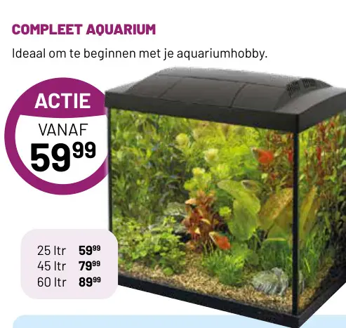 Aanbieding: Compleet aquarium