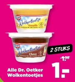 Aanbieding: Wolkenstoetjes
