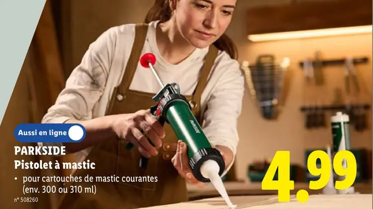 Offre: Pistolet à mastic