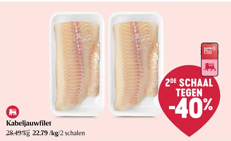 Promotie: Kabeljauwfilet