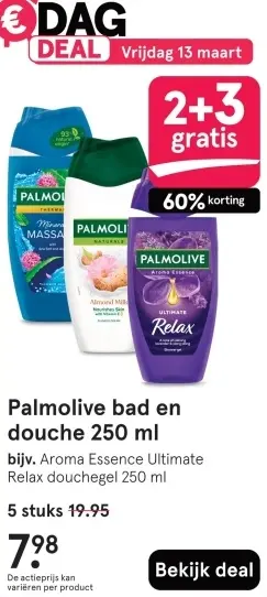 Aanbieding: Bad en douche 250 ml