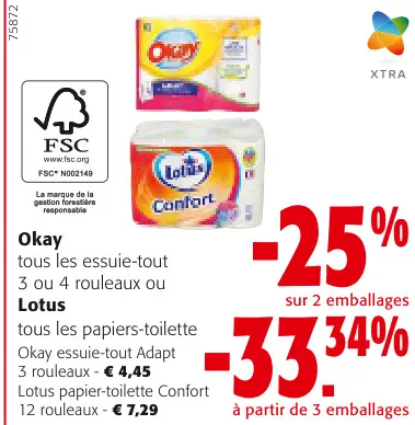 Offre: Okay ou Lotus