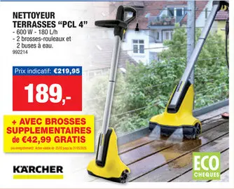 Offre: Kà¤rcher PCL4 nettoyeur de terrasse