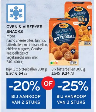 Promotie: Oven & airfryer snacks