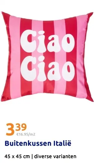 Aanbieding: Buitenkussen Italië