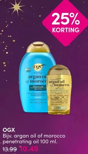 Aanbieding: argan oil of morocco penetrating oil