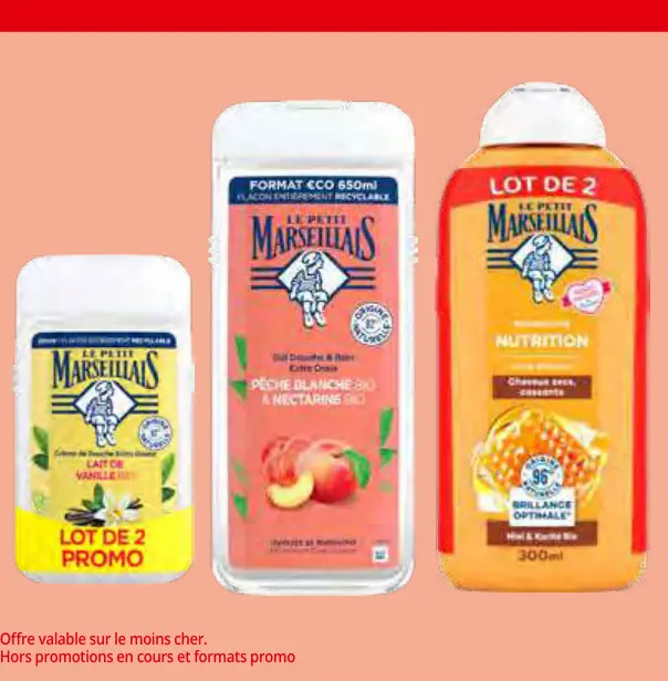 Promotie: Le Petit Marseillais Shower Cream, Shower Gel