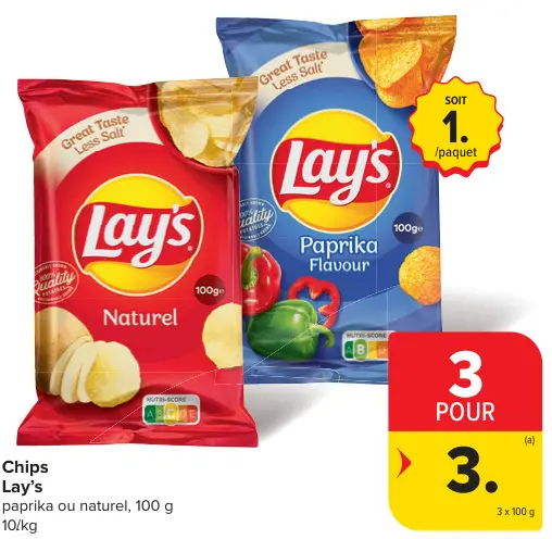 Offre: Chips
