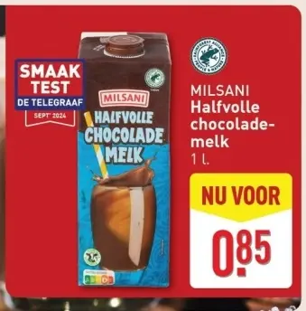 Aanbieding: Halfvolle chocolademelk