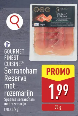 Aanbieding: Serranoham Reserva met rozemarijn