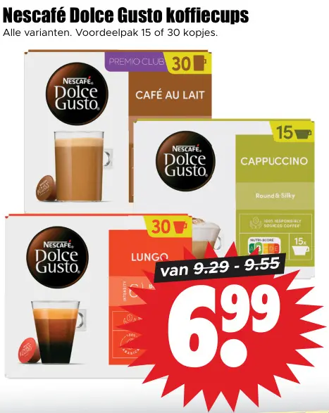 Aanbieding: Dolce Gusto koffiecups