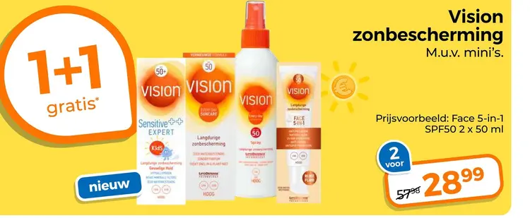 Aanbieding: Vision zonbescherming