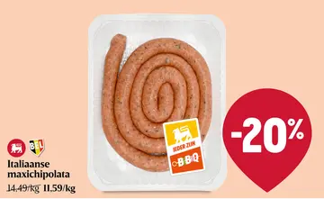 Aanbieding: Italiaanse maxichipolata