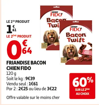 Offre: Friandise bacon