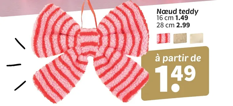Offre: Nœud teddy