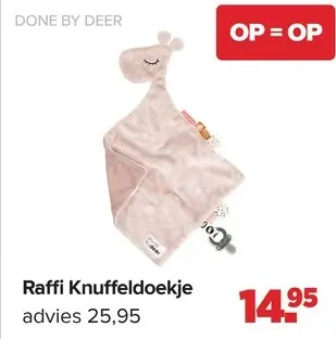 Aanbieding: Raffi Knuffeldoekje