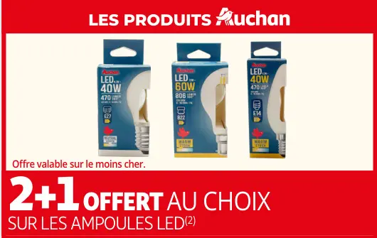 Offre: Ampoules led