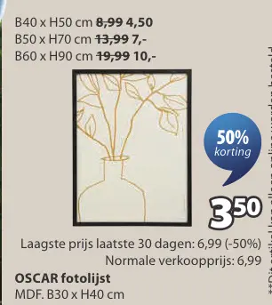 Aanbieding: OSCAR fotolijst
