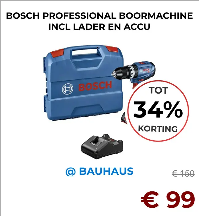 Aanbieding: Boormachine incl lader en accu