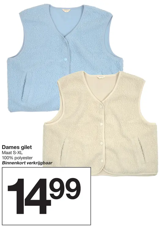 Promotie: Dames gilet
