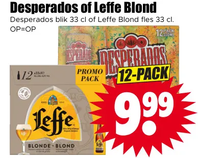 Aanbieding: Desperados of Leffe Blond