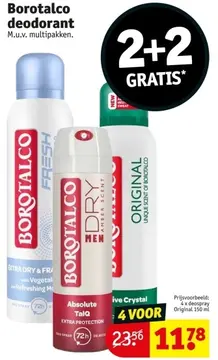 Aanbieding: Borotalco deodorant