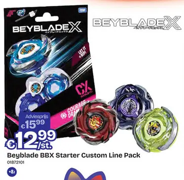 Aanbieding: Beyblade BBX Starter Custom Line Pack