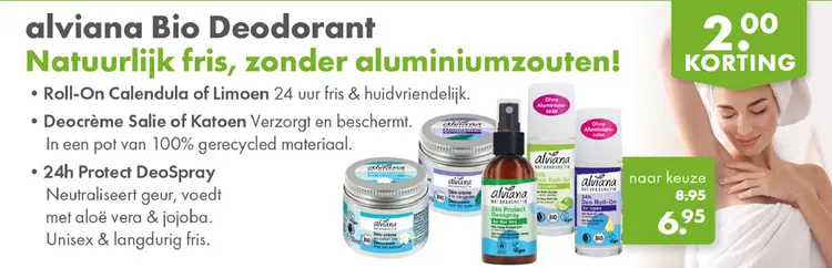 Aanbieding: alviana Bio Deodorant