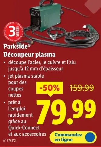 Offre: Découpeur plasma