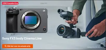 Aanbieding: Sony FX3 body Cinema Line