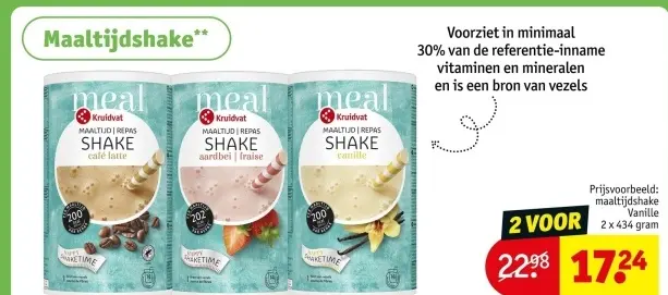 Aanbieding: Maaltijdshake