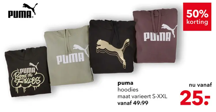 Aanbieding: Puma hoodies