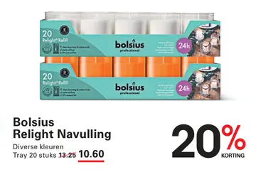 Aanbieding: Bolsius Relight Navulling