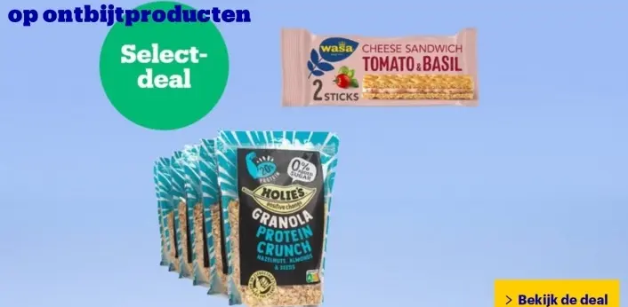 Aanbieding: Ontbijtproducten