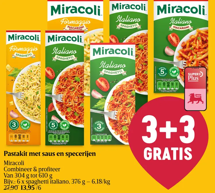 Promotie: Pastakit met saus en specerijen