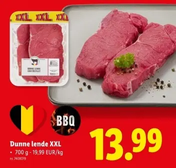 Promotie: Dunne lende XXL