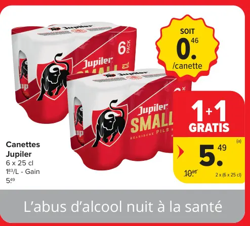 Offre: Canettes