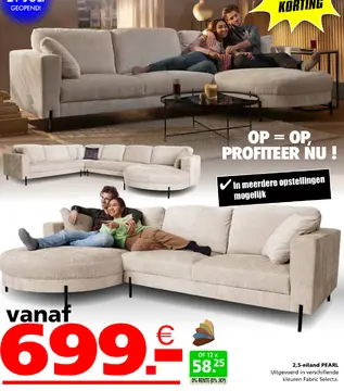 Aanbieding: 2,5-eiland PEARL