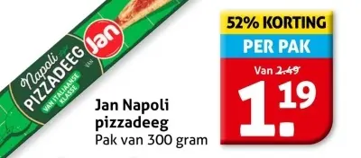 Aanbieding: Napoli pizzadeeg