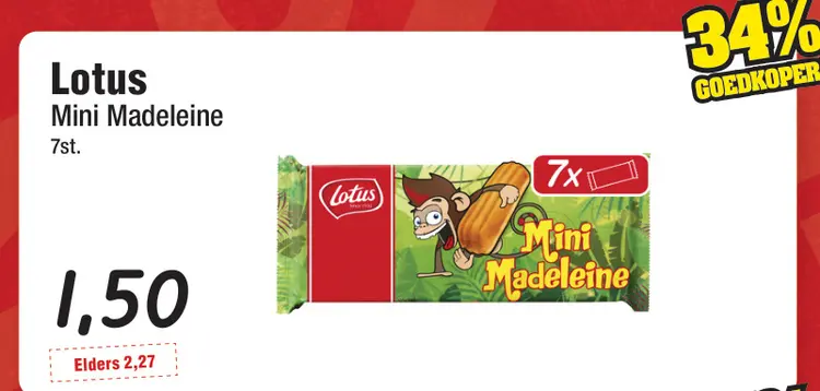 Aanbieding: Mini Madeleine