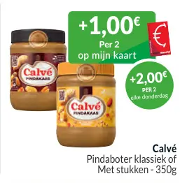 Promotie: Pindaboter klassiek of Met stukken