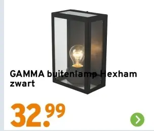 Aanbieding: buitenlamp Hexham