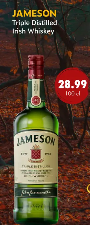 Aanbieding: Triple Distilled Irish Whiskey