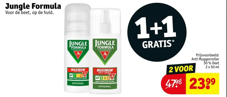 Aanbieding: Jungle Formula Anti Muggenroller / Anti Mugge