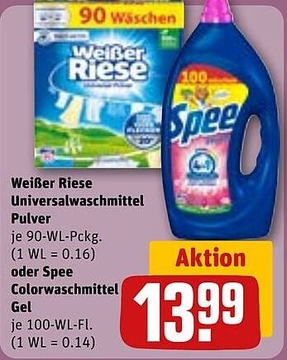 Aanbieding: Weißer Riese Universalwaschmittel Pulver