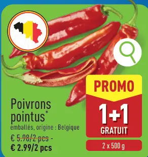 Offre: Poivrons pointus